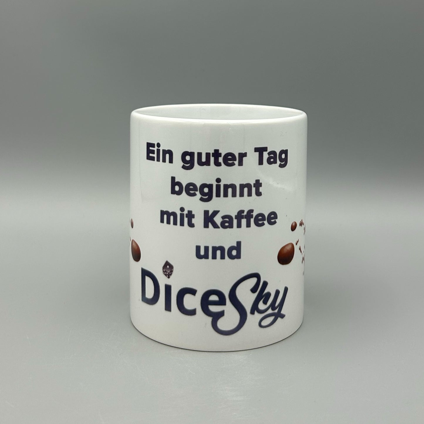 DiceSky Fan-Tasse „Ein guter Tag“