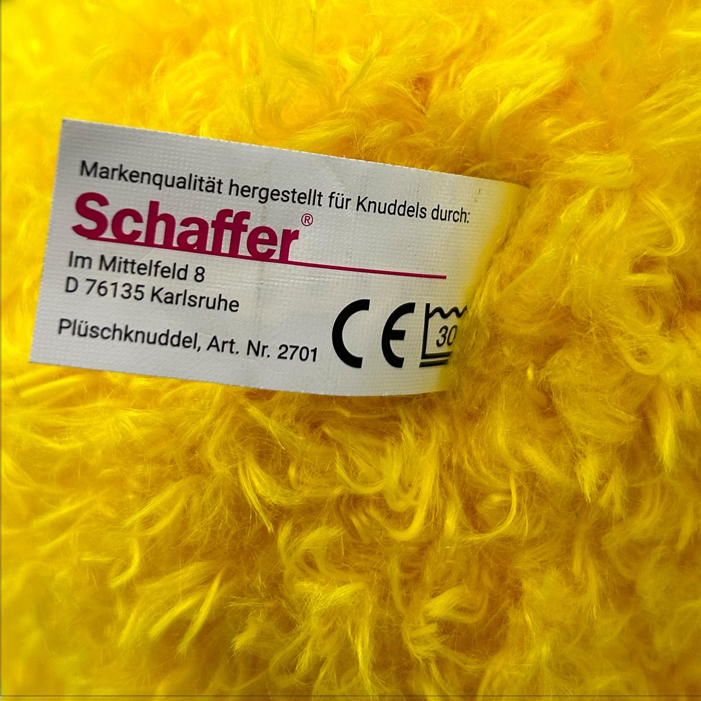 Der gelbe Plüschknuddel