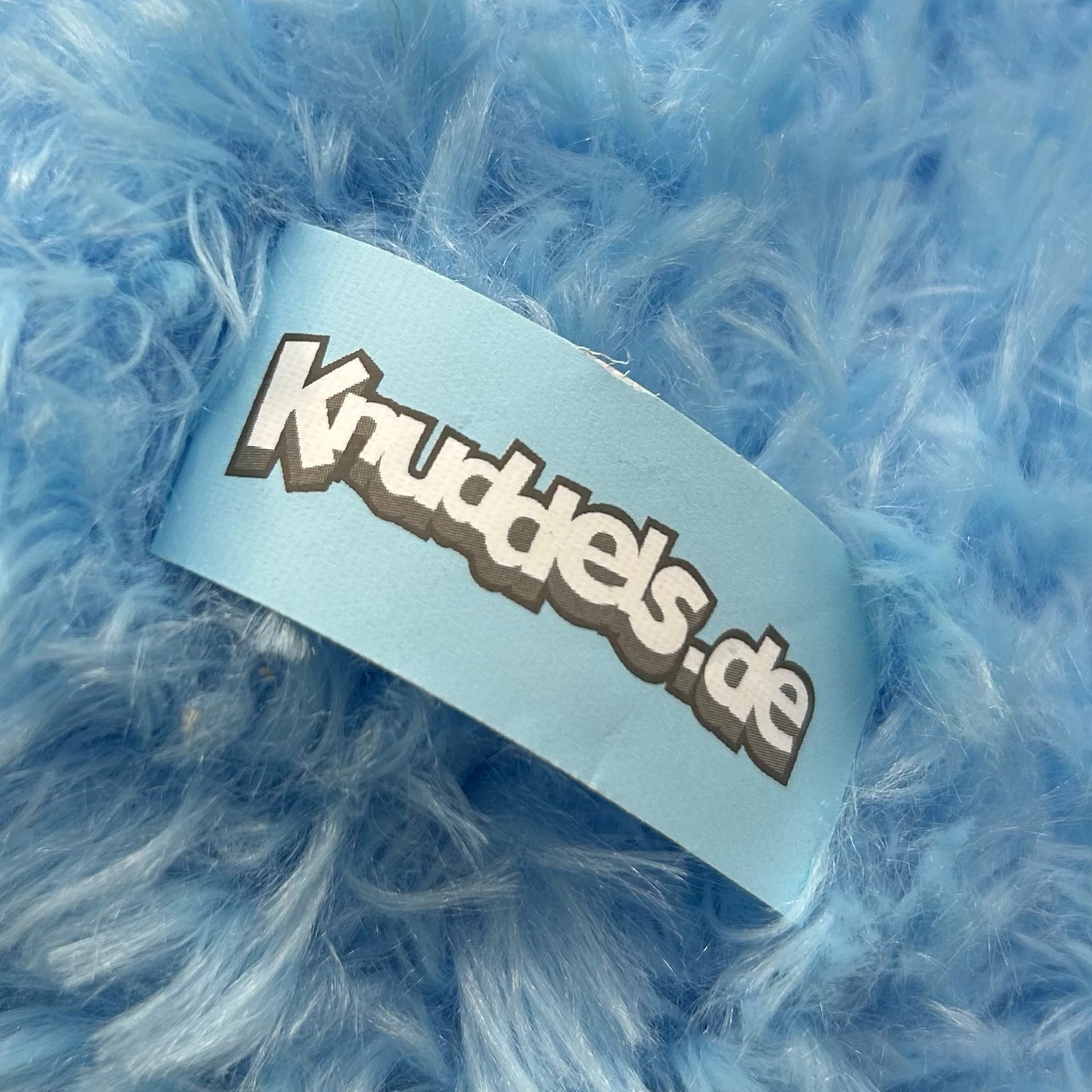 Der blaue Plüschknuddel